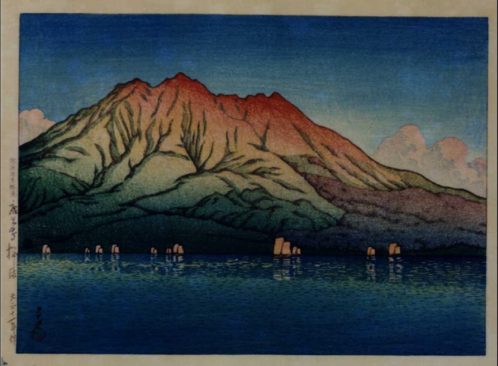 作品画像:日本風景選集 一 鹿児島桜しま