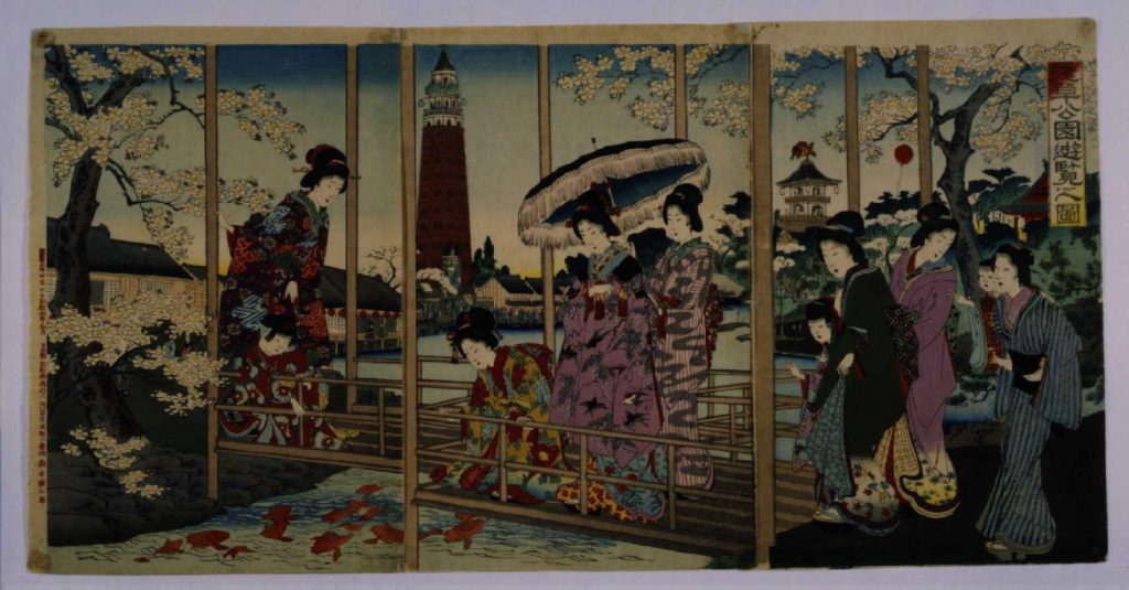 作品画像:浅草公園遊覧之図