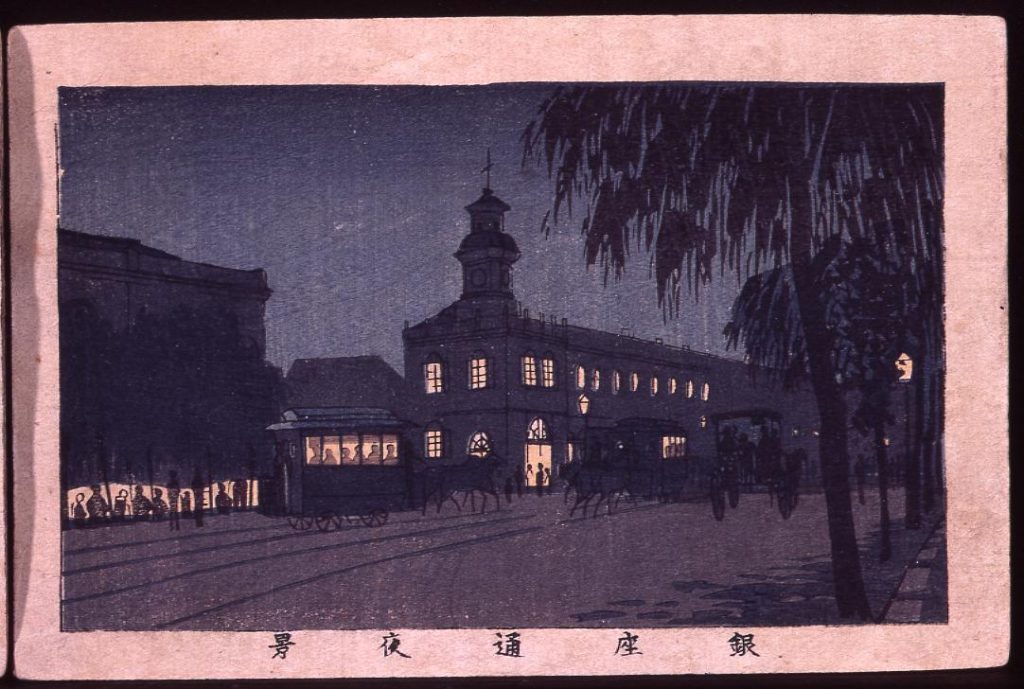 作品画像:銀座通夜景