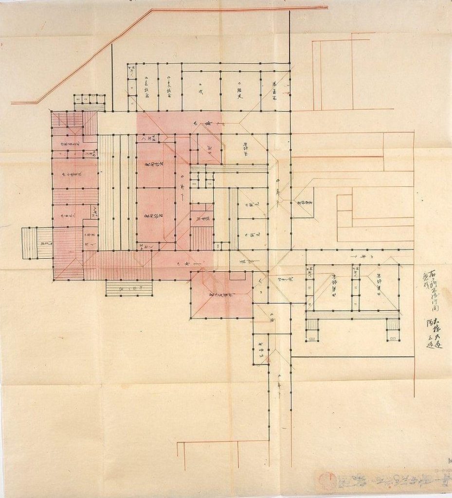 作品画像:元治度二ノ丸御表大奥共総切絵図