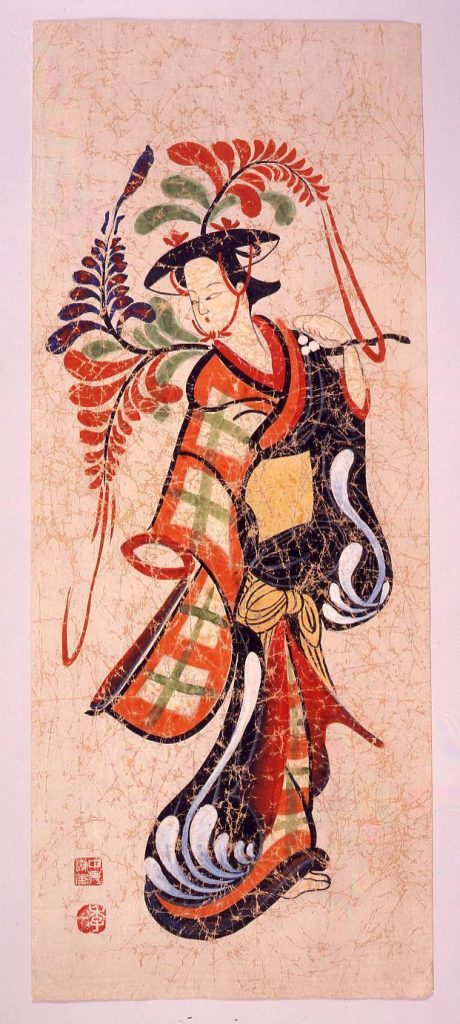 作品画像:大津絵 藤娘