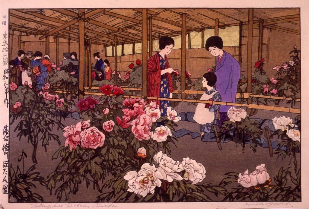 作品画像:東京拾二題 落合徳川ぼたん園