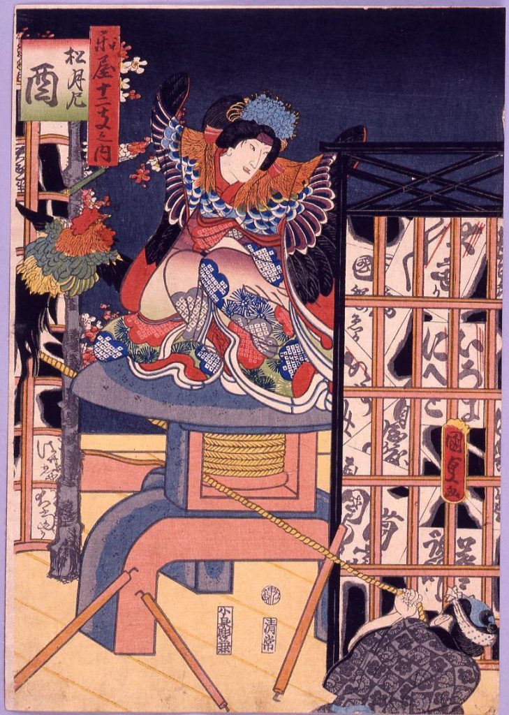 作品画像:楽屋十二支 酉 松月尼