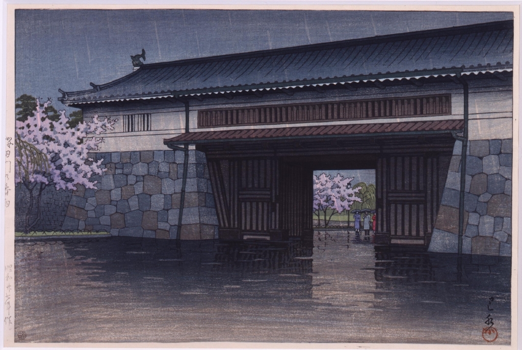 作品画像:桜田門の春雨