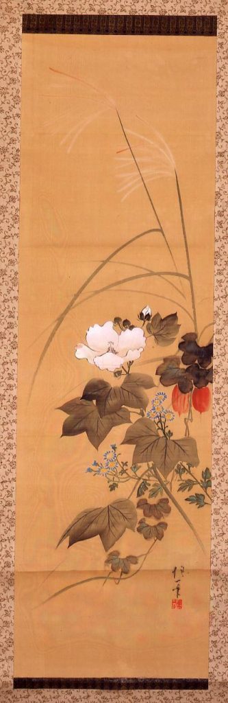 作品画像:秋花図
