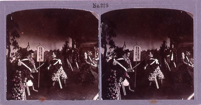 作品画像:団子坂の菊人形(高田馬場、安兵衛仇討の場)(No.225)