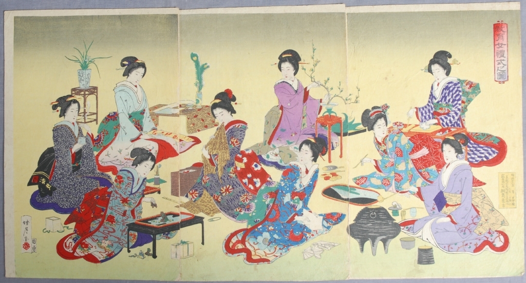 作品画像:教育女礼式之図