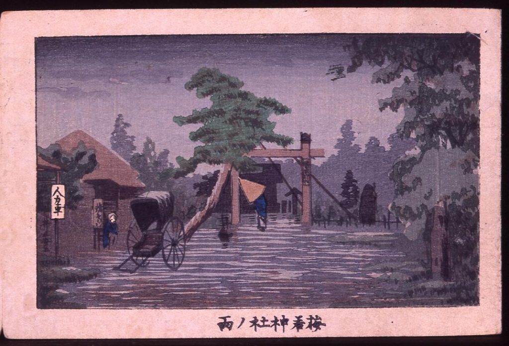 梅若神社ノ雨
