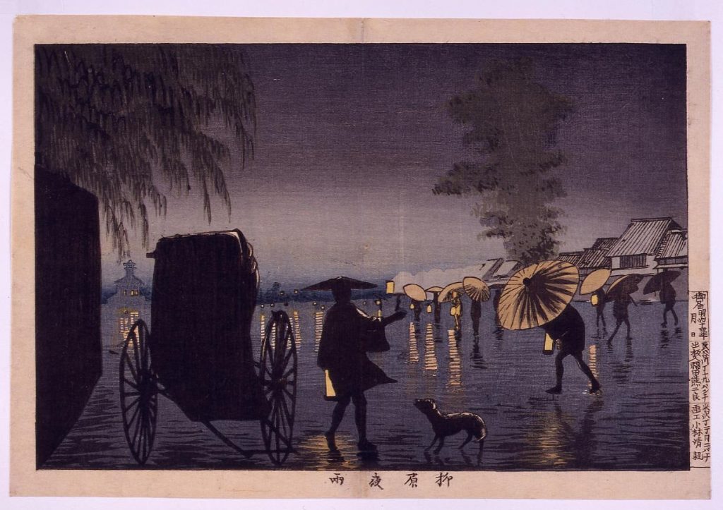 作品画像:柳原夜雨
