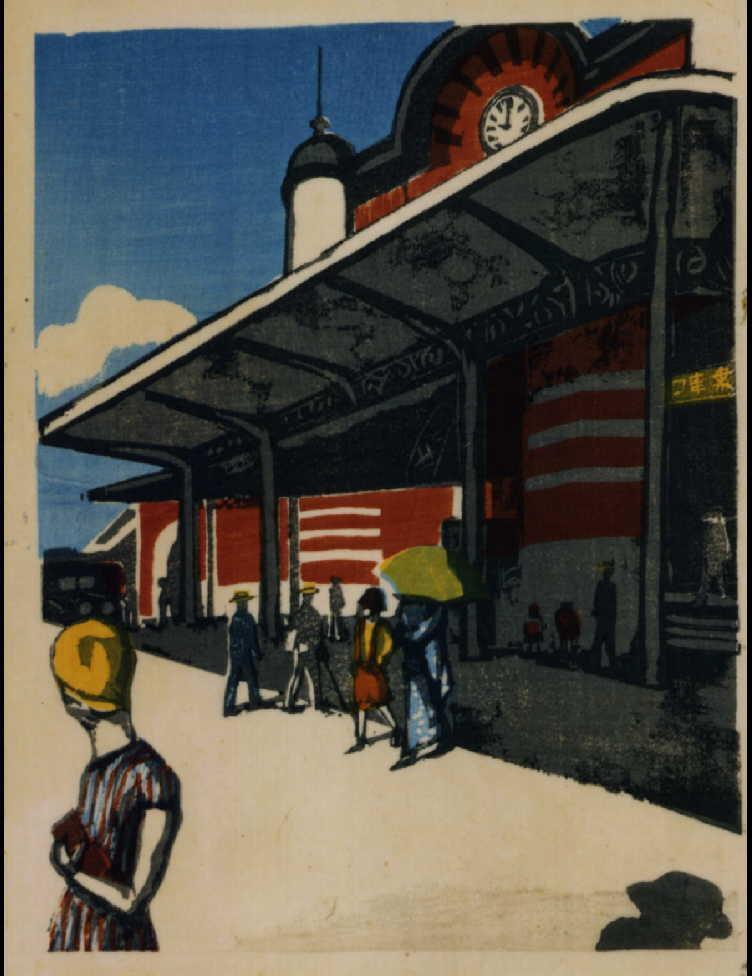 作品画像:東京回顧図会 東京駅