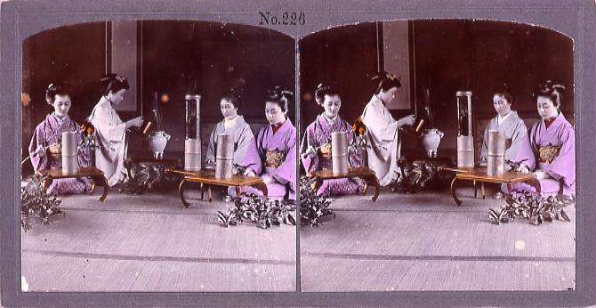 作品画像:活花のけいこ(No.226)