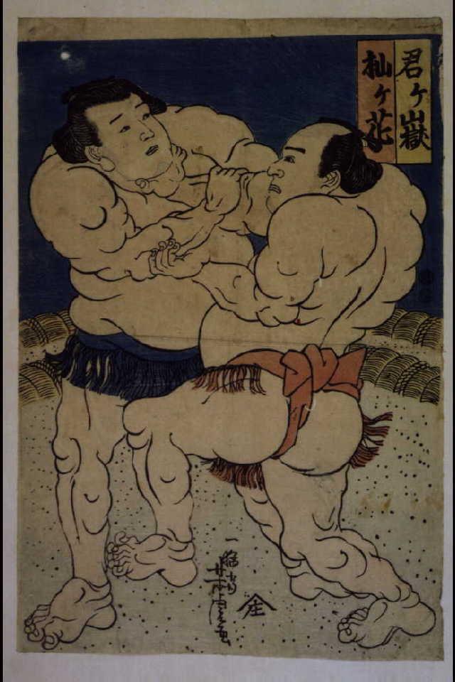 作品画像:君ヶ嶽杣ヶ花取組