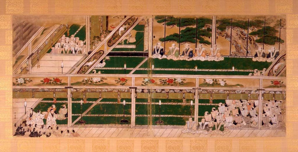 作品画像:謡初図屏風