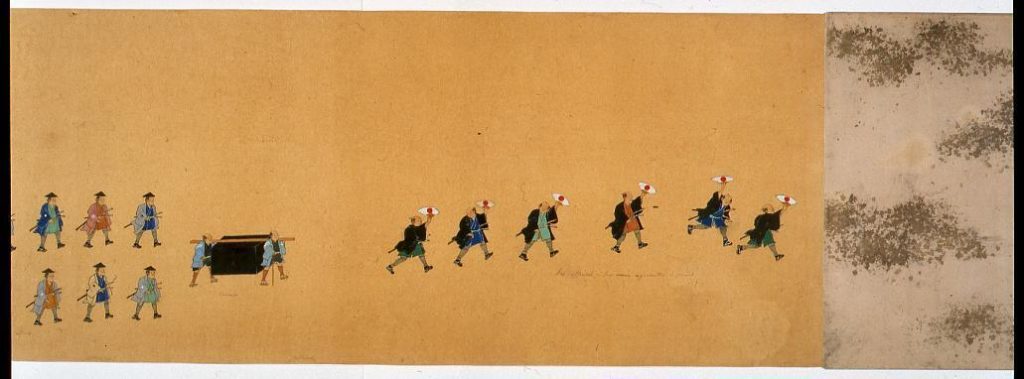 作品画像:幕末将軍上洛図巻