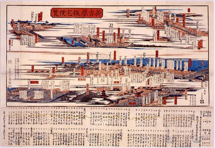 作品画像:新吉原仮宅便覧