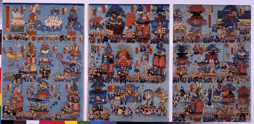 作品画像:神田大明神御祭礼図