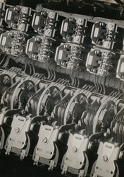 作品画像:(電話自動交換機の一部)