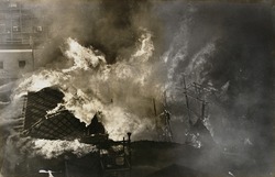 作品画像:キャバレー美松の火事