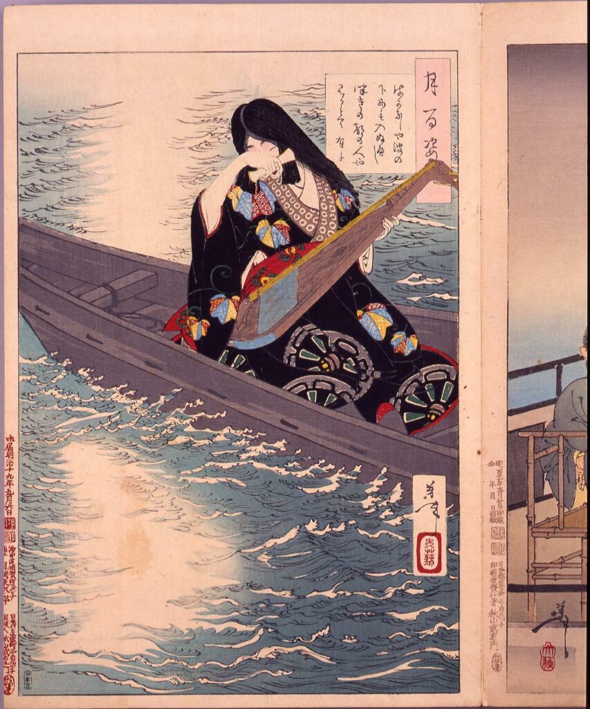 作品画像:画帖 月百姿 ー はかなしや