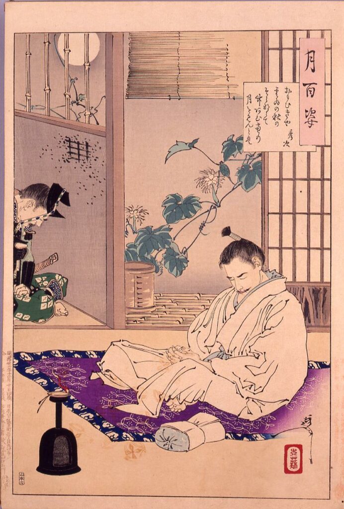 作品画像:画帖 月百姿 ー おもひきや