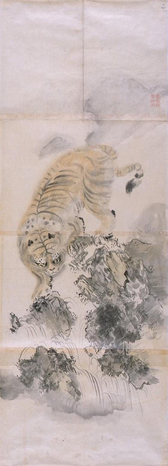 A Tiger (Shibata Zeshin's Sketch)