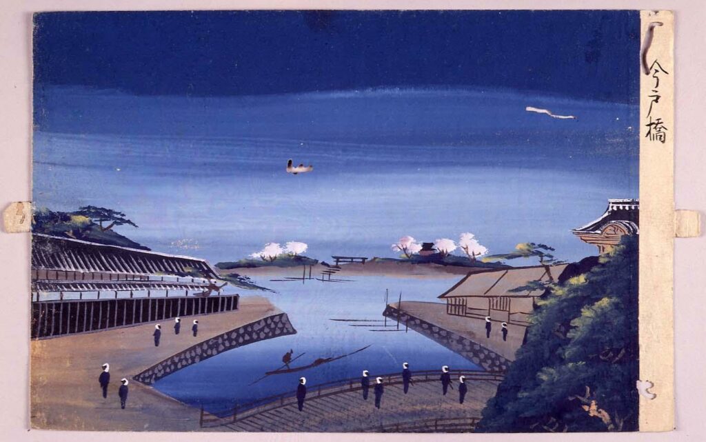 作品画像:泥絵 今戸橋