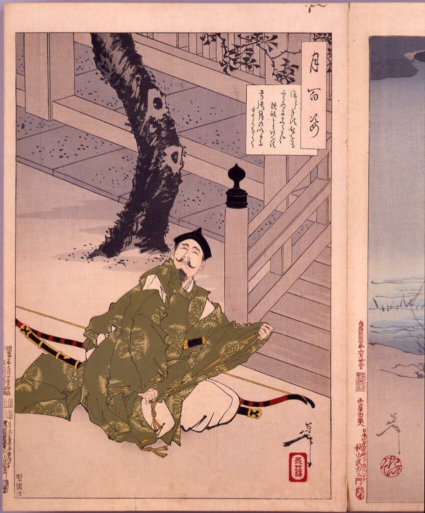 作品画像:画帖 月百姿 ー ほととぎす