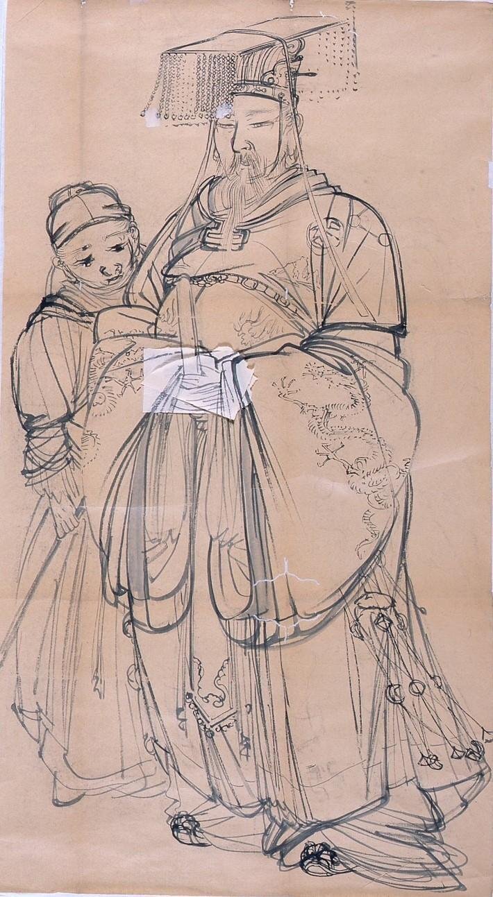 美術本に掲載された作品。保田三友紀の油絵、孔雀F10号 （美術本