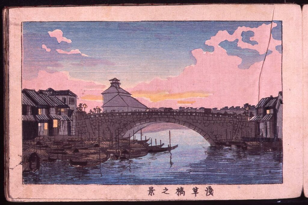 作品画像:浅草橋之景