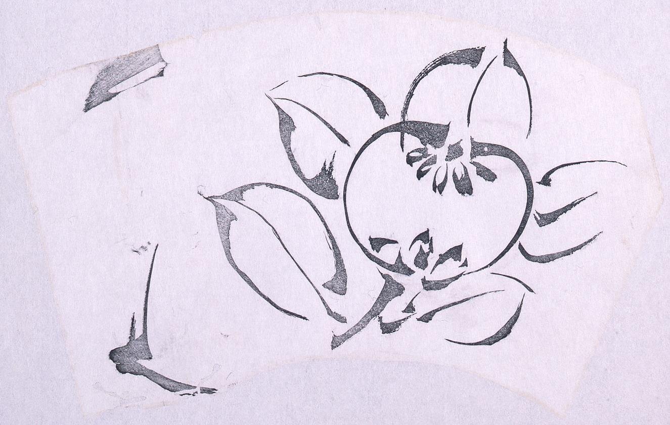 Black Print: Tachibana (Shibata Zeshin's Block Print, Black Print, Other Prints)