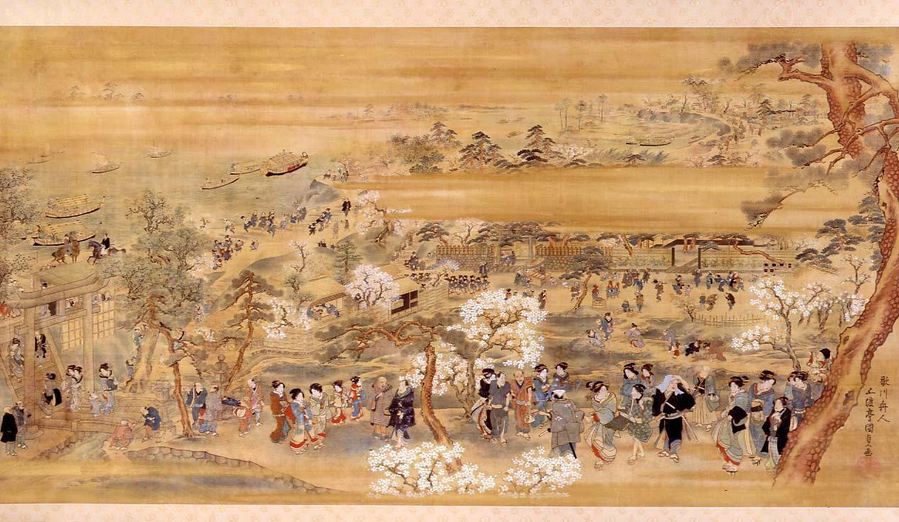 隅田川東岸花見図 | ToMuCo - Tokyo Museum Collection