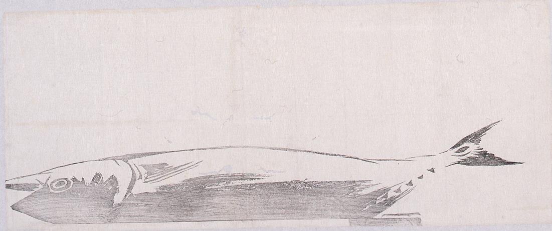 Black Print: Bonitoes (Shibata Zeshin's Block Print, Black Print, Other Prints)