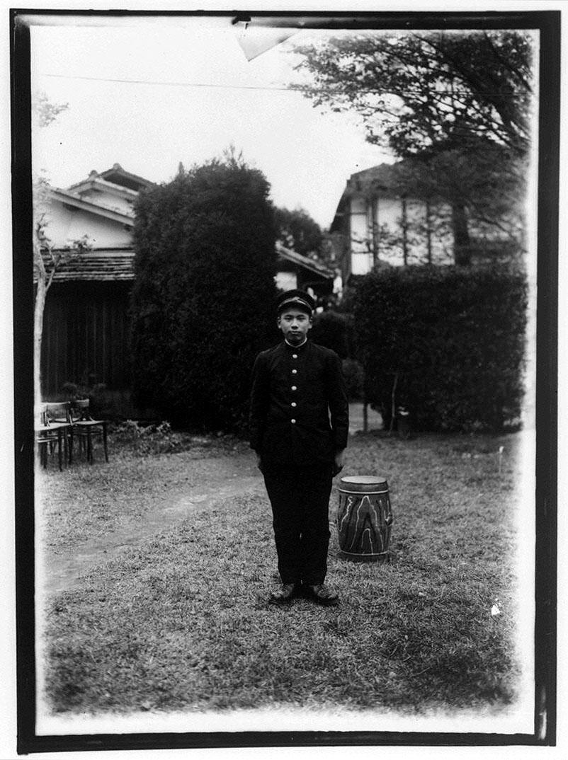 Boy in School Uniform