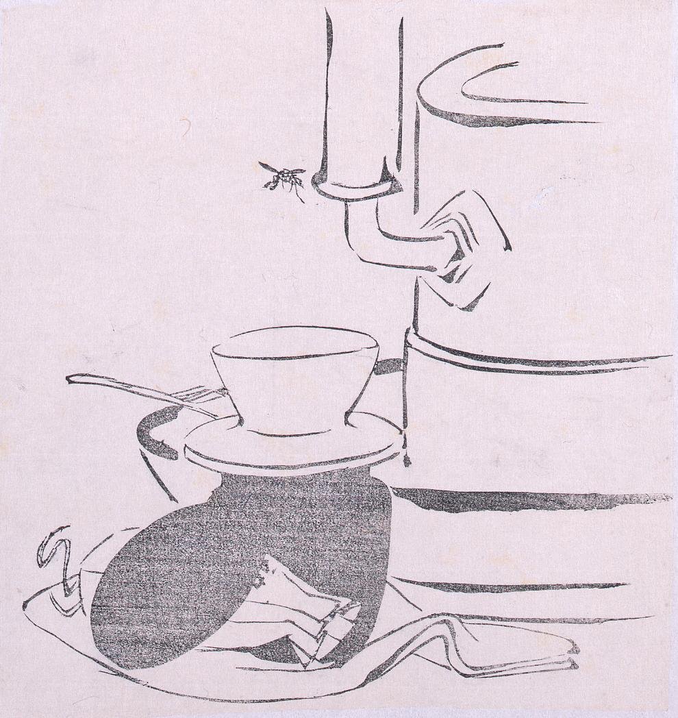 Black Print: Tea Ware (Shibata Zeshin's Block Print, Black Print, Other Prints)