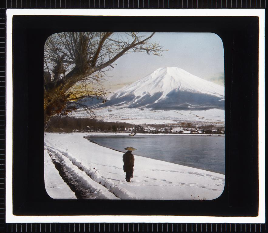 作品画像：富士山(幻燈原板)