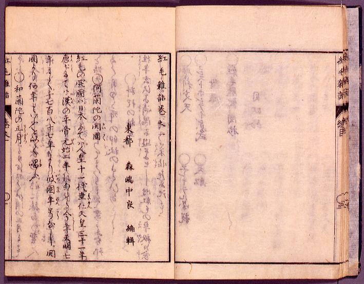 作品画像: 紅毛雑話