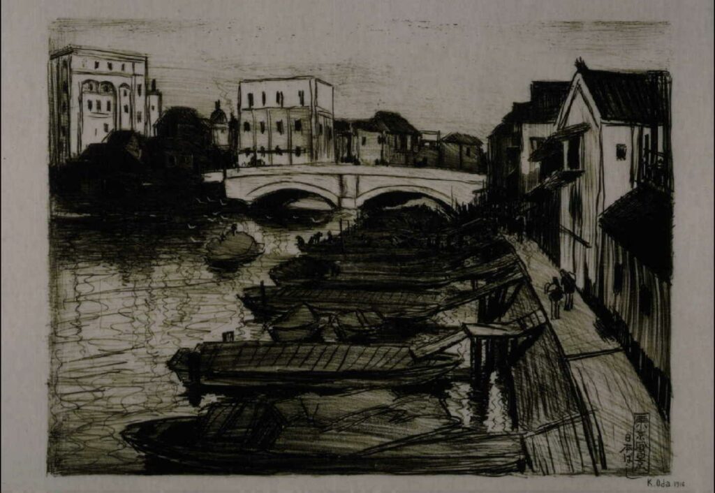 作品画像:東京風景 三 日本橋