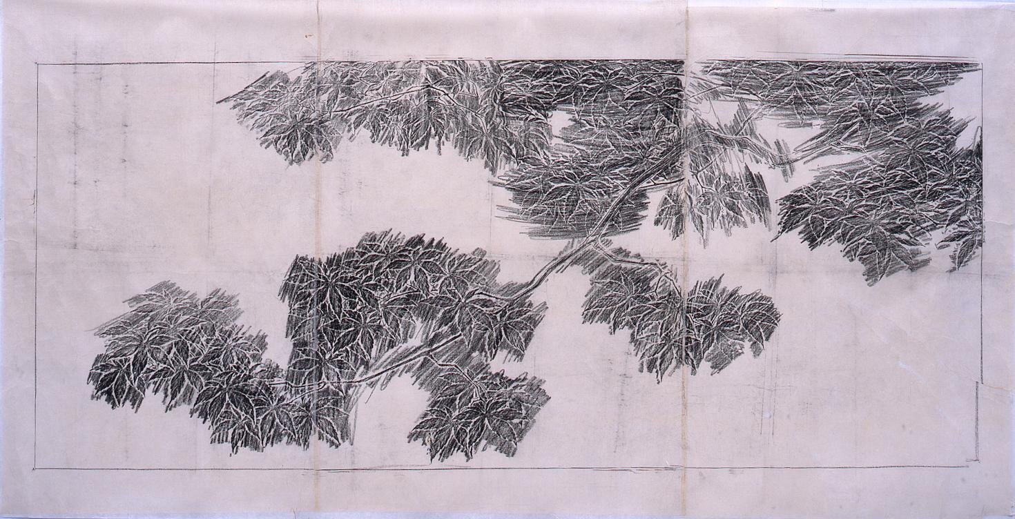 rarebookkyoto 393 中国絵画 丁羅福・ 五柿圖・絹本水墨 1930
