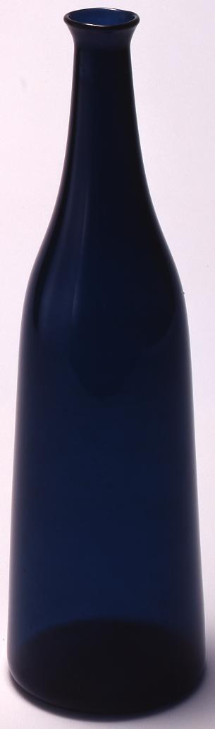 Navy Blue, Crane Neck Sake Bottle