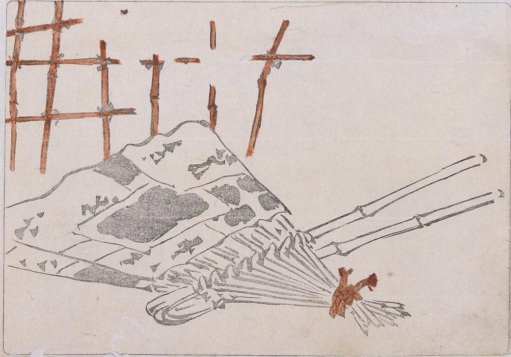 Colored Black Print: Bamboo Craft Work (Shibata Zeshin's Block Print, Black Print, Other Prints)