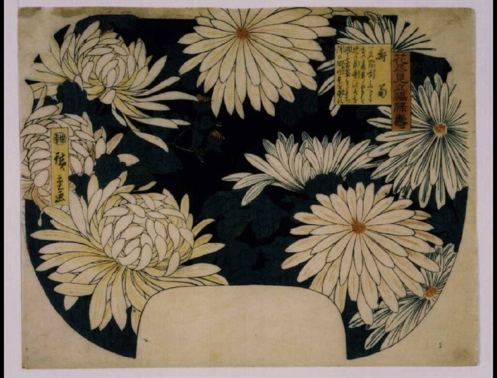 作品画像:花尽見立福禄寿 寿菊