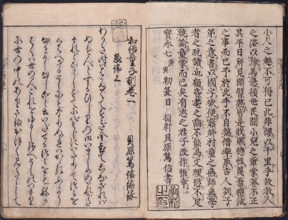 作品画像:和俗童子訓