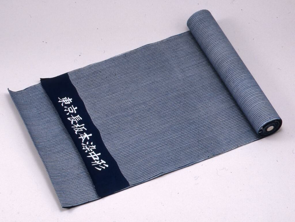 作品画像:長板中形染反物 薩摩筋