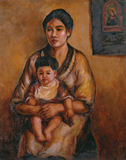 作品画像:母と子