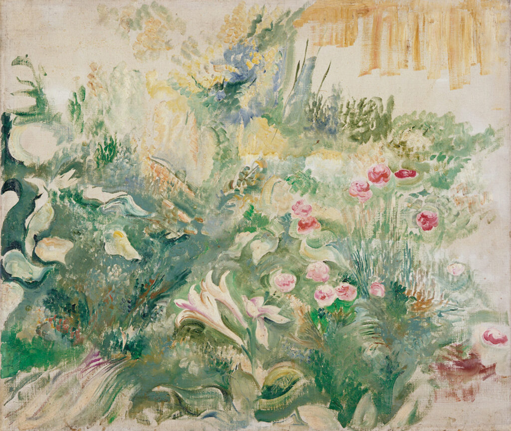 作品画像:庭の花