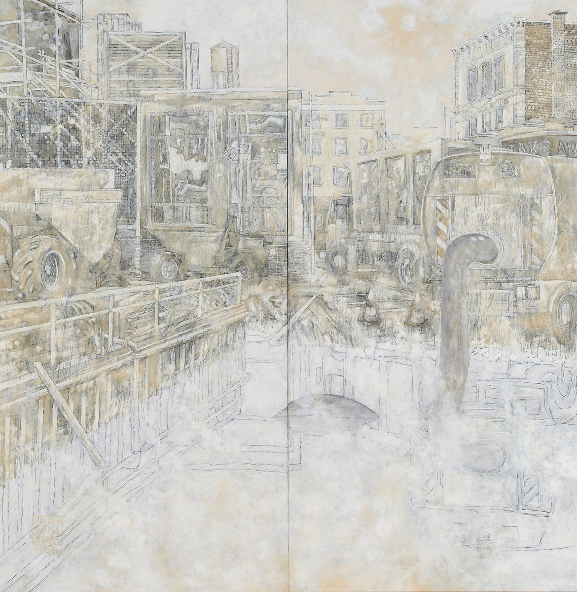 ほてはまたかしさん絵画 鴨下容子,Yoko Kamoshita|@GALLERY TAGBOAT