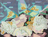 作品画像:水槽(小魚とひとで)