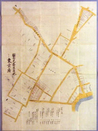 作品画像:沽券絵図 三田麻布辺 十七番組四枚の内