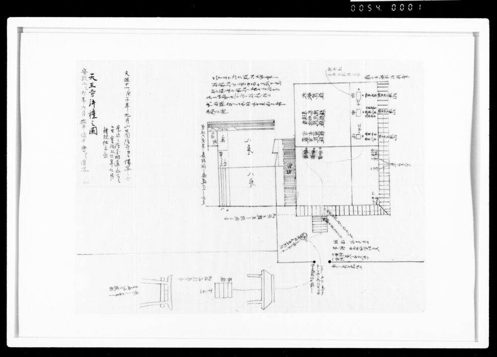 作品画像：建国寺天王寺専念寺参詣之図のうち天王寺拝礼之図