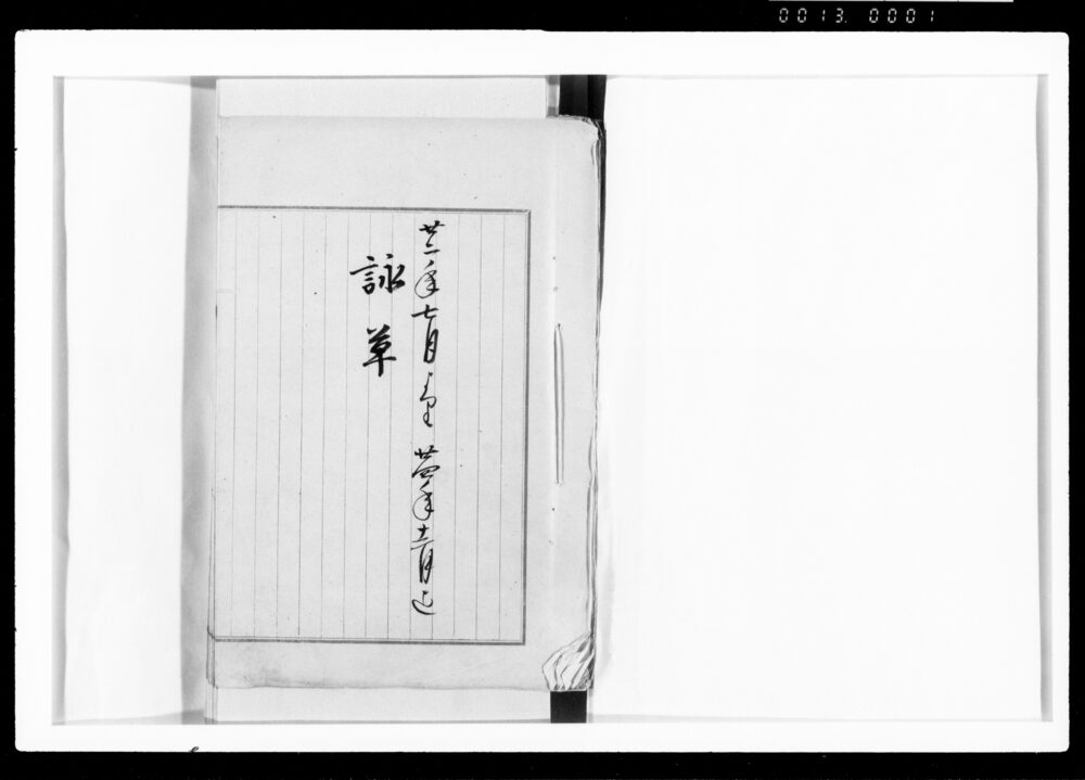 作品画像:詠草